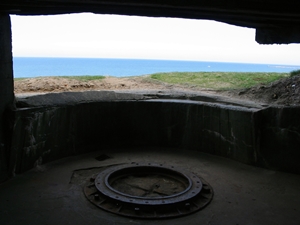 Blick aus einem Bunker bei Hirtshals (Dänemark)
